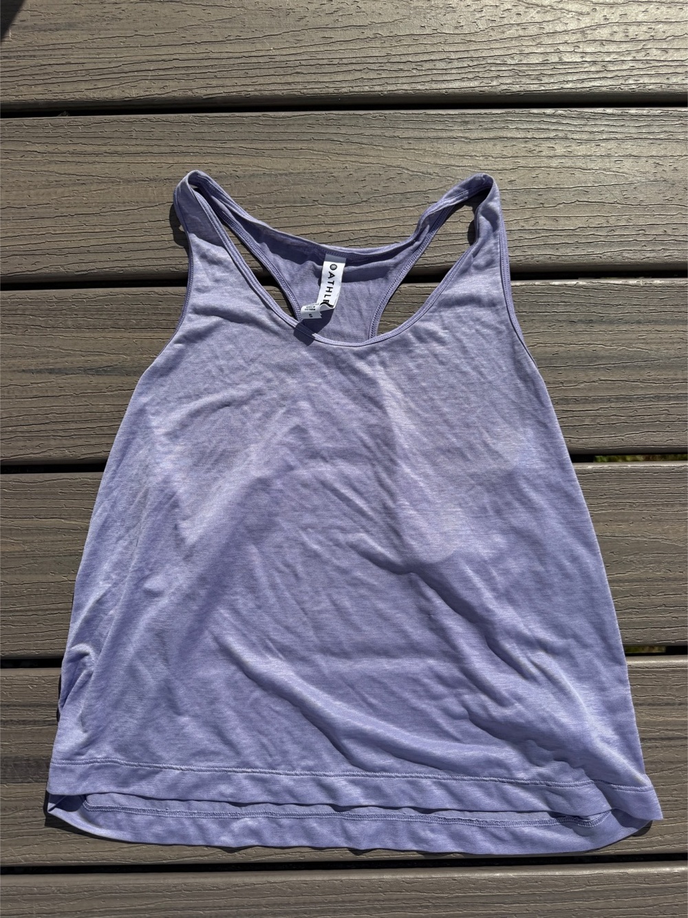 Athleta Athletic Tank Top in Purple Size Small Like New